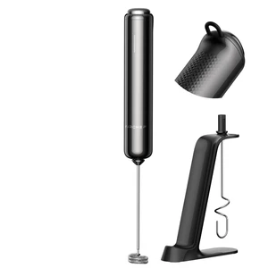 Milk Frother, Variable Speed Drink Mixer, IPX6, Black | 1,60010,000 RPM Variable Speed, 1500mAh USB-C Rechargeable, Dual Whisks for Coffee, Matcha & Protein Drinks Milk Frother, Variable Speed Drink Mixer, IPX6, Black | 1,60010,000 RPM Variable Speed, 1500mAh USB-C Rechargeable, Dual Whisks for Coffee, Matcha & Protein Drinks
