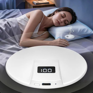 Bone Conduction Under Pillow Sleep Bluetooth Speaker for Side Sleepers, Bluetooth 6.0 Wireless Speaker with Digital Display Portable Player for Sleep Music White Noise Audiobooks (White) Bone Conduction Under Pillow Sleep Bluetooth Speaker for Side Sleepers, Bluetooth 6.0 Wireless Speaker with Digital Display Portable Player for Sleep Music White Noise Audiobooks (White)