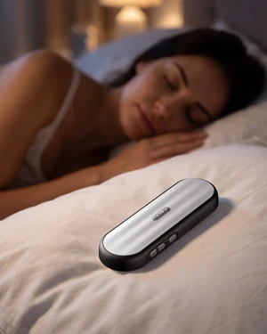 Under Pillow Bluetooth Speaker for Sleep: Private Bone Conduction Portable Speaker with White Noise - 20-Hour Battery Life for Soothing Sleep Sound Under Pillow Bluetooth Speaker for Sleep: Private Bone Conduction Portable Speaker with White Noise - 20-Hour Battery Life for Soothing Sleep Sound