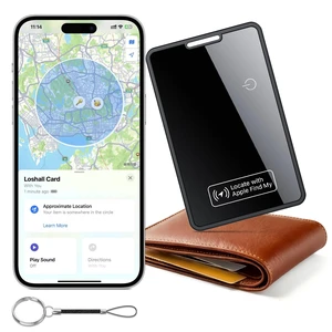 Wallet Tracker Card-1 Pack Black for Apple Find My App (iOS Only) | Tracking Smart Card for Wallet, Wireless Charging, IP68 Waterproof, Key Finder & Item Locator for Keys, Bags, Passport Wallet Tracker Card-1 Pack Black for Apple Find My App (iOS Only) | Tracking Smart Card for Wallet, Wireless Charging, IP68 Waterproof, Key Finder & Item Locator for Keys, Bags, Passport
