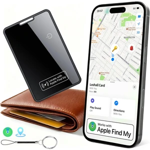 0.09in Slim Wallet Tracker Card for Apple iOS Find My App (1 Pack) | Air Tracking Smart Card for Wallet, Wireless Charging, IP68 Waterproof, Key Finder & Item Locator for Keys, Bags, Passport 0.09in Slim Wallet Tracker Card for Apple iOS Find My App (1 Pack) | Air Tracking Smart Card for Wallet, Wireless Charging, IP68 Waterproof, Key Finder & Item Locator for Keys, Bags, Passport