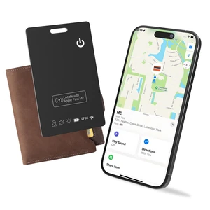 Wallet Tracker Card with Apple Find My (iOS Only) Rechargeable Air Tracker Tags Bluetooth Wallet Finder IP68 Waterproof GPS Tracker Item Finder for Keys, Bags, Passport Wallet Tracker Card with Apple Find My (iOS Only) Rechargeable Air Tracker Tags Bluetooth Wallet Finder IP68 Waterproof GPS Tracker Item Finder for Keys, Bags, Passport