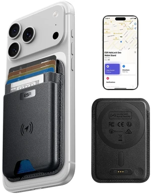 Geo for MagSafe Wallet with Full Find My Functionality, 5 Card Holder | RFID Blocking, Strong Magnetic Wallet for iPhone 18 Pro/Pro Max, 17/16/15/14/13/12 Series (Not for 13/12 mini), Black Geo for MagSafe Wallet with Full Find My Functionality, 5 Card Holder | RFID Blocking, Strong Magnetic Wallet for iPhone 18 Pro/Pro Max, 17/16/15/14/13/12 Series (Not for 13/12 mini), Black