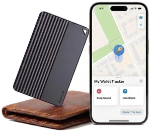 Wallet Tracker Card, Compatible with Apple Find My & Google Find Hub | iOS&Android Ultra-Slim Bluetooth Item Locator 5-Year Standby Left-Behind Alerts (iOS Only) Wallets Luggage Keys Passports Wallet Tracker Card, Compatible with Apple Find My & Google Find Hub | iOS&Android Ultra-Slim Bluetooth Item Locator 5-Year Standby Left-Behind Alerts (iOS Only) Wallets Luggage Keys Passports