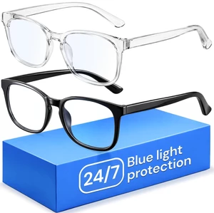 Blue Light Blocking Glasses - Fashion Square Eyeglasses, Anti UV Ray Computer Gaming Glasses Blue Blockers for Women/Men Blue Light Blocking Glasses - Fashion Square Eyeglasses, Anti UV Ray Computer Gaming Glasses Blue Blockers for Women/Men
