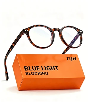 Blue Light Blocking Glasses Men Women,Vintage Round Frame Eyeglasses | Flexible Lightweight Frames,Red Orange Clear Lens for Computer Gaming Sleep Daily,Anti UV Blue-Ray Glare Screen Fatigue Blue Light Blocking Glasses Men Women,Vintage Round Frame Eyeglasses | Flexible Lightweight Frames,Red Orange Clear Lens for Computer Gaming Sleep Daily,Anti UV Blue-Ray Glare Screen Fatigue