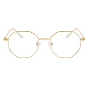 Blue Light Glasses for Women Men Vintage Octagonal Metal Frame Computer Glasses (Gold) Blue Light Glasses for Women Men Vintage Octagonal Metal Frame Computer Glasses (Gold)