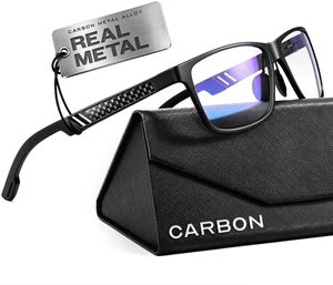 Blue Light Glasses for Men - Lightweight Al-Mg Metal, Gaming Computer Blocking Glasses, Eye Protection Anti Eyestrain Blue Light Glasses for Men - Lightweight Al-Mg Metal, Gaming Computer Blocking Glasses, Eye Protection Anti Eyestrain