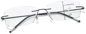 Photochromic Progressive Multifocal Reading Glasses Men Women Blue Light Blocking Rimless Transition Glasses Diamond Cut Multifocus Readers Anti Eye Strain titanium Eyeglasses Spring Hinge 3.0 Photochromic Progressive Multifocal Reading Glasses Men Women Blue Light Blocking Rimless Transition Glasses Diamond Cut Multifocus Readers Anti Eye Strain titanium Eyeglasses Spring Hinge 3.0