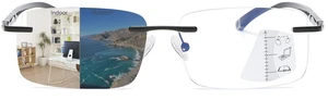 Photochromic Progressive Multifocal Blue Light Reading Glasses Unisex | Flexible Lightweight Frame, UV Protection, Transition Lenses, Sunglasses, Driving & Reading, Readers for Men and Women Photochromic Progressive Multifocal Blue Light Reading Glasses Unisex | Flexible Lightweight Frame, UV Protection, Transition Lenses, Sunglasses, Driving & Reading, Readers for Men and Women