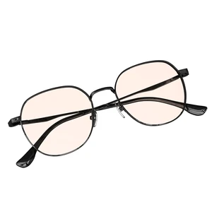 Rose Migraine Glasses, Lightweight Retro Titanium Round Frame | FL- Flex Light Sensitivity Relief Glasses for Fluorescent LED Glare, Photophobia, Eye Strain, for Women & Men Rose Migraine Glasses, Lightweight Retro Titanium Round Frame | FL- Flex Light Sensitivity Relief Glasses for Fluorescent LED Glare, Photophobia, Eye Strain, for Women & Men