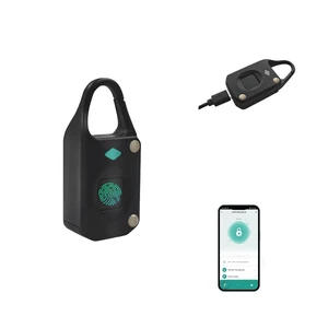 Small Fingerprint Padlock for Locker, Rechargeable Bluetooth Mini Locker Lock, Small Electronic Biometric Padlock for Gym Locker, Suitcase, Backpack, Use with APP Small Fingerprint Padlock for Locker, Rechargeable Bluetooth Mini Locker Lock, Small Electronic Biometric Padlock for Gym Locker, Suitcase, Backpack, Use with APP