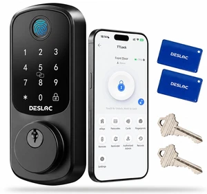 B200 Fingerprint Smart Door Lock, Keyless Entry Deadbolt | Keyless Entry Door Lock, Fingerprint Smart Lock, Smart Locks for Front Door, App Control B200 Fingerprint Smart Door Lock, Keyless Entry Deadbolt | Keyless Entry Door Lock, Fingerprint Smart Lock, Smart Locks for Front Door, App Control