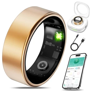 Smart Health Ring Fitness Tracker for Men Women, Rose Gold 8 | Sleep, Stress & Activity Monitoring, IP68 Waterproof, Long-Lasting Battery, No Subscription Fees, Works with iOS & Android Smart Health Ring Fitness Tracker for Men Women, Rose Gold 8 | Sleep, Stress & Activity Monitoring, IP68 Waterproof, Long-Lasting Battery, No Subscription Fees, Works with iOS & Android