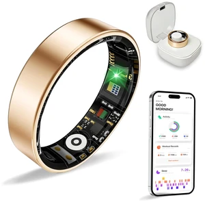 Women Men Smart Ring Health Tracker, Sleep Exercise Health Monitoring Wearable Device, IP68 Waterproof, iOS/Android Compatible, No Subscription Required, 5Day Long Lasting Battery (Rose Gold, 8) Women Men Smart Ring Health Tracker, Sleep Exercise Health Monitoring Wearable Device, IP68 Waterproof, iOS/Android Compatible, No Subscription Required, 5Day Long Lasting Battery (Rose Gold, 8)