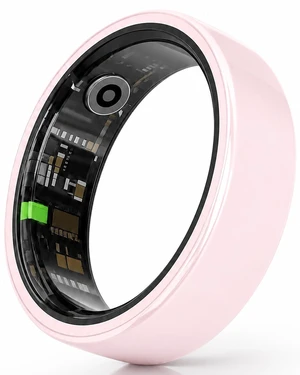 Ceramic Smart Ring 4 for Women, Sleep & Fitness Tracker (Pink, 8) | Ultra-Thin, Family Mode, Women's Cycle Tracking, Heart Rate/Blood Oxygen/Stress/Temp Monitoring, IP68 Waterproof, No App Fee Ceramic Smart Ring 4 for Women, Sleep & Fitness Tracker (Pink, 8) | Ultra-Thin, Family Mode, Women's Cycle Tracking, Heart Rate/Blood Oxygen/Stress/Temp Monitoring, IP68 Waterproof, No App Fee