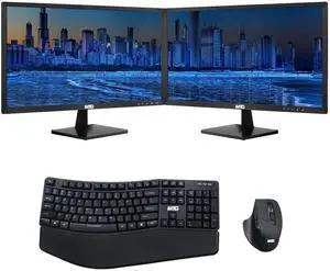 TechMagnet Cheetah 6 All-in-One PC, i5-6, 8GB RAM, 120GB SSD, Win 11, Dual 27 Inch Monitor, Wireless Ergonomic KBM, USB WiFi BT, Desktop Computers for Home, Office & Study TechMagnet Cheetah 6 All-in-One PC, i5-6, 8GB RAM, 120GB SSD, Win 11, Dual 27 Inch Monitor, Wireless Ergonomic KBM, USB WiFi BT, Desktop Computers for Home, Office & Study
