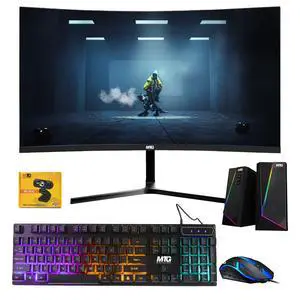 TechMagnet Cheetah 6 All-in-One PC, i5, 8GB RAM, 120GB SSD, Win 11, 24 Inch Curved Monitor, RGB KBM, Speaker, Webcam, USB WiFi BT, Desktop Computers, Home, Office & Study TechMagnet Cheetah 6 All-in-One PC, i5, 8GB RAM, 120GB SSD, Win 11, 24 Inch Curved Monitor, RGB KBM, Speaker, Webcam, USB WiFi BT, Desktop Computers, Home, Office & Study