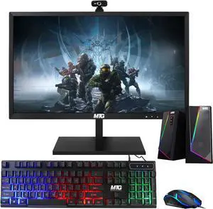 TechMagnet Cheetah 4 All-in-One PC, i5-6th Gen, 8GB RAM, 120GB SSD, Win 11, Desktop Computer with 27 Inch Curved Monitor, RGB Keyboard & Mouse, Speaker USB WiFi BT for Home, Office & Study TechMagnet Cheetah 4 All-in-One PC, i5-6th Gen, 8GB RAM, 120GB SSD, Win 11, Desktop Computer with 27 Inch Curved Monitor, RGB Keyboard & Mouse, Speaker USB WiFi BT for Home, Office & Study