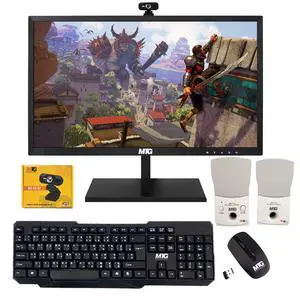 TechMagnet Cheetah 6 All-in-One PC, i5-6, 8GB RAM, 120GB SSD, Win 11, Desktop Computer, 27 Inch Curve Monitor, Wireless KBM, Mini Speaker, Webcam, USB WiFi BT, Home, Office & Study TechMagnet Cheetah 6 All-in-One PC, i5-6, 8GB RAM, 120GB SSD, Win 11, Desktop Computer, 27 Inch Curve Monitor, Wireless KBM, Mini Speaker, Webcam, USB WiFi BT, Home, Office & Study