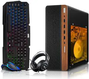 HP Half Dark Gaming PC Desktop Computer AMD Ryzen 3 PRO, GT 1030 Graphics, 8GB RAM, 256GB SSD, RGB KBM, Headphone, WiFi BT, Win 11 HP Half Dark Gaming PC Desktop Computer AMD Ryzen 3 PRO, GT 1030 Graphics, 8GB RAM, 256GB SSD, RGB KBM, Headphone, WiFi BT, Win 11