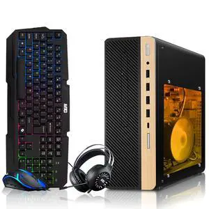 HP Half Light Gaming PC Desktop Computer AMD Ryzen 3 PRO, RX 550 Graphics, 8GB RAM, 256GB SSD, RGB KBM, Headphone, WiFi BT, Win 11 HP Half Light Gaming PC Desktop Computer AMD Ryzen 3 PRO, RX 550 Graphics, 8GB RAM, 256GB SSD, RGB KBM, Headphone, WiFi BT, Win 11