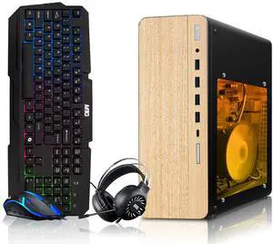 TechMagnet HP Full Light Gaming PC Desktop Computer, AMD Ryzen 3 PRO, RX 550 Graphics, 8GB RAM, 1TB SSD, RGB KBM, Headphone, WiFi BT, Win 11 TechMagnet HP Full Light Gaming PC Desktop Computer, AMD Ryzen 3 PRO, RX 550 Graphics, 8GB RAM, 1TB SSD, RGB KBM, Headphone, WiFi BT, Win 11