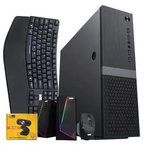 TechMagnet Heera Desktop Computer PC, i5, 8GB RAM, 1TB HDD, Win 11, Desktop Computer, Wireless Ergonomic KBM, Speaker, Webcam, Home, Office & Study TechMagnet Heera Desktop Computer PC, i5, 8GB RAM, 1TB HDD, Win 11, Desktop Computer, Wireless Ergonomic KBM, Speaker, Webcam, Home, Office & Study