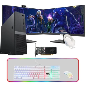 TechMagnet Heera Gaming PC, i5, 16GB RAM, 1TB SSD + 3TB HDD, GTX 1650 Graphics, Dual 27 Inch Monitor, 4 in 1 Gaming Kit, Webcam, USB WiFi BT, Win 11 TechMagnet Heera Gaming PC, i5, 16GB RAM, 1TB SSD + 3TB HDD, GTX 1650 Graphics, Dual 27 Inch Monitor, 4 in 1 Gaming Kit, Webcam, USB WiFi BT, Win 11