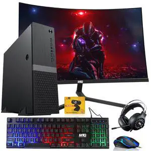 TechMagnet Heera Gaming PC, i5, 16GB RAM, 512GB SSD, Win 11, Desktop Computer, RX 550 Graphics, 24 Inch Curved Monitor, RGB KBM, Headphone, Webcam for Home, Office & Gaming TechMagnet Heera Gaming PC, i5, 16GB RAM, 512GB SSD, Win 11, Desktop Computer, RX 550 Graphics, 24 Inch Curved Monitor, RGB KBM, Headphone, Webcam for Home, Office & Gaming