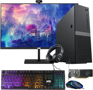 TechMagnet Heera Gaming PC, i5, 16GB RAM, 512GB SSD + 1TB HDD, GTX 1650 Graphics, 27 Inch Monitor, RGB KBM, Headphone, Webcam, USB WiFi BT, Win 11i TechMagnet Heera Gaming PC, i5, 16GB RAM, 512GB SSD + 1TB HDD, GTX 1650 Graphics, 27 Inch Monitor, RGB KBM, Headphone, Webcam, USB WiFi BT, Win 11i