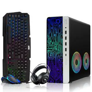HP Gaming Desktop Computer PC, AMD Ryzen 3 Pro, 16GB RAM, 256GB SSD, RX 550 Graphics, RGB KBM, Headphone, USB WiFi BT, Win 11 Pro HP Gaming Desktop Computer PC, AMD Ryzen 3 Pro, 16GB RAM, 256GB SSD, RX 550 Graphics, RGB KBM, Headphone, USB WiFi BT, Win 11 Pro