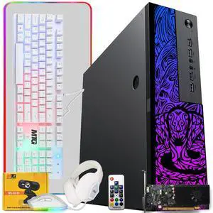 TechMagnet Cobra Gaming PC, Intel i5, 32GB RAM, 256GB SSD + 2TB HDD Win 11, Desktop Computer, GT 1030 Graphics, MTG 4 in 1 Kit, Webcam, USB WiFi for Home, Office & Gaming TechMagnet Cobra Gaming PC, Intel i5, 32GB RAM, 256GB SSD + 2TB HDD Win 11, Desktop Computer, GT 1030 Graphics, MTG 4 in 1 Kit, Webcam, USB WiFi for Home, Office & Gaming