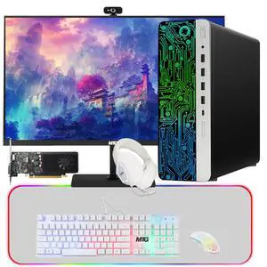 HP G3 Gaming Desktop Computer PC, i7, 16GB RAM, 240GB SSD, GT 1030 Graphics, 24 Inch Curved Monitor, MTG 4 in 1 Kit, Webcam, USB WiFi BT, Win 11 Pro HP G3 Gaming Desktop Computer PC, i7, 16GB RAM, 240GB SSD, GT 1030 Graphics, 24 Inch Curved Monitor, MTG 4 in 1 Kit, Webcam, USB WiFi BT, Win 11 Pro