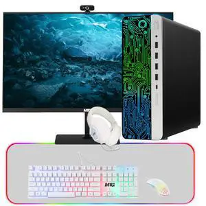 HP G3 Gaming Desktop Computer PC, i5, 32GB RAM, 240GB SSD, RX 550 Graphics, 24 Inch Curved Monitor, MTG 4 in 1 Kit, Webcam, USB WiFi BT, Win 11 Pro HP G3 Gaming Desktop Computer PC, i5, 32GB RAM, 240GB SSD, RX 550 Graphics, 24 Inch Curved Monitor, MTG 4 in 1 Kit, Webcam, USB WiFi BT, Win 11 Pro