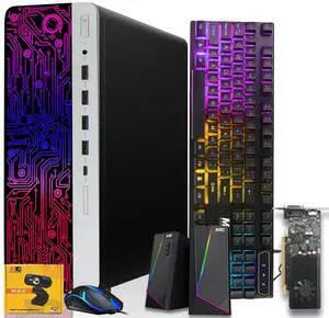 HP G3 Gaming Computer Desktop PC, i5, 16GB RAM, 1TB SSD, GT 1030 Graphics, RGB KBM, Speaker, Webcam, USB WiFi BT, Win 11 Pro HP G3 Gaming Computer Desktop PC, i5, 16GB RAM, 1TB SSD, GT 1030 Graphics, RGB KBM, Speaker, Webcam, USB WiFi BT, Win 11 Pro