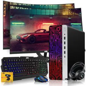 HP G3 Gaming Computer Desktop PC, i5, 32GB RAM, 240GB SSD, RX 550 Graphics, Dual 24 Inch Curved Monitor, RGB KBM, Headphone, Webcam, USB WiFi BT, Win 11 Pro HP G3 Gaming Computer Desktop PC, i5, 32GB RAM, 240GB SSD, RX 550 Graphics, Dual 24 Inch Curved Monitor, RGB KBM, Headphone, Webcam, USB WiFi BT, Win 11 Pro