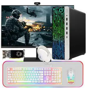 HP G3 Gaming Desktop Computer PC, i7, 32GB RAM, 240GB SSD + 3TB HDD, RX 550 Graphics, 24 Inch Curved Monitor, MTG 4 in 1 Kit, Webcam, USB WiFi BT, Win 11 Pro HP G3 Gaming Desktop Computer PC, i7, 32GB RAM, 240GB SSD + 3TB HDD, RX 550 Graphics, 24 Inch Curved Monitor, MTG 4 in 1 Kit, Webcam, USB WiFi BT, Win 11 Pro