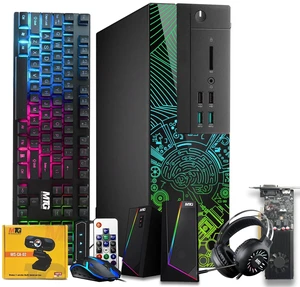 TechMagnet Lumos 8 Gaming Desktop Computer PC, i5, 16GB RAM, 256GB SSD, GTX 1650 Graphics, RGB KBM, Speaker, Headphone, USB WiFi BT, Win 11 TechMagnet Lumos 8 Gaming Desktop Computer PC, i5, 16GB RAM, 256GB SSD, GTX 1650 Graphics, RGB KBM, Speaker, Headphone, USB WiFi BT, Win 11