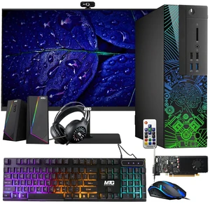 TechMagnet Lumos 8 Gaming Desktop Computer PC, i5, 16GB RAM, 256GB SSD, GTX 1650 Graphics, 22 Inch Monitor, RGB KBM, Speaker, Headphone, USB WiFi BT, Win 11 TechMagnet Lumos 8 Gaming Desktop Computer PC, i5, 16GB RAM, 256GB SSD, GTX 1650 Graphics, 22 Inch Monitor, RGB KBM, Speaker, Headphone, USB WiFi BT, Win 11