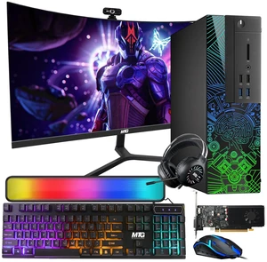 TechMagnet Lumos 8 Gaming Desktop Computer PC, i7, 8GB RAM, 256GB SSD, GTX 1650 Graphics, 24 Inch Curved Monitor, RGB KBM, Soundbar, Headphone, USB WiFi BT, Win 11 TechMagnet Lumos 8 Gaming Desktop Computer PC, i7, 8GB RAM, 256GB SSD, GTX 1650 Graphics, 24 Inch Curved Monitor, RGB KBM, Soundbar, Headphone, USB WiFi BT, Win 11
