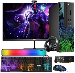 TechMagnet Lumos 8 Gaming Desktop Computer PC, i7, 8GB RAM, 256GB SSD, GTX 1650 Graphics, 27 Inch Monitor, RGB KBM, Soundbar, Headphone, USB WiFi BT, Win 11 TechMagnet Lumos 8 Gaming Desktop Computer PC, i7, 8GB RAM, 256GB SSD, GTX 1650 Graphics, 27 Inch Monitor, RGB KBM, Soundbar, Headphone, USB WiFi BT, Win 11
