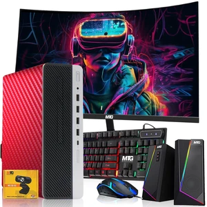 HP G3 Desktop Computer Gaming PC, i5, 16GB RAM, 512GB SSD, GTX 1650 Graphics, 24 Inch Curved Monitor, RGB KBM, Speaker, USB WiFi BT, Win 11 HP G3 Desktop Computer Gaming PC, i5, 16GB RAM, 512GB SSD, GTX 1650 Graphics, 24 Inch Curved Monitor, RGB KBM, Speaker, USB WiFi BT, Win 11