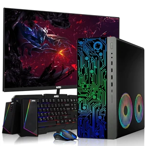 HP G3 Desktop Computer Gaming PC, i7, 16GB RAM, 512GB SSD, GTX 1650 Graphics, 27 Inch Monitor, RGB KBM, Speaker, USB WiFi BT, Win 11 HP G3 Desktop Computer Gaming PC, i7, 16GB RAM, 512GB SSD, GTX 1650 Graphics, 27 Inch Monitor, RGB KBM, Speaker, USB WiFi BT, Win 11
