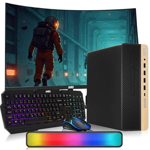 TechMagnet HP G4 Desktop Computer Gaming PC, i5, 16GB RAM, 512GB SSD, GTX 1650 Graphics, 32 Inch Curved Monitor, RGB KBM, Soundbar, USB WiFi BT, Win 11 TechMagnet HP G4 Desktop Computer Gaming PC, i5, 16GB RAM, 512GB SSD, GTX 1650 Graphics, 32 Inch Curved Monitor, RGB KBM, Soundbar, USB WiFi BT, Win 11