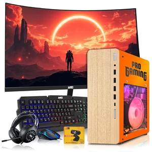 HP Full Light Desktop Computer Gaming PC, Phoenix AMD Ryzen 3 Pro, 16GB RAM, 512GB SSD, RX 550 Graphics, 24 Inch Curved Monitor, RGB KBM, Headphone, Webcam, USB WiFi BT, Win 11 HP Full Light Desktop Computer Gaming PC, Phoenix AMD Ryzen 3 Pro, 16GB RAM, 512GB SSD, RX 550 Graphics, 24 Inch Curved Monitor, RGB KBM, Headphone, Webcam, USB WiFi BT, Win 11