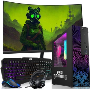 TechMagnet Desktop Computer PC, i5, 16GB RAM, 256GB SSD, GTX 1650 Graphics, 32 Inch Curved Monitor, RGB KBM, Headphone, USB WiFi BT, Win 11 TechMagnet Desktop Computer PC, i5, 16GB RAM, 256GB SSD, GTX 1650 Graphics, 32 Inch Curved Monitor, RGB KBM, Headphone, USB WiFi BT, Win 11
