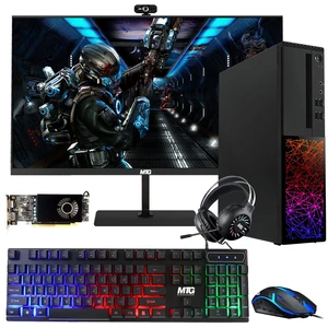 TechMagnet Galaxy Gaming PC, i5, 16GB RAM, 240GB SSD, RX 550 Graphics, 27 Inch Curved Monitor, RGB KBM, Headphone, Webcam, USB WiFi BT, Win 11 TechMagnet Galaxy Gaming PC, i5, 16GB RAM, 240GB SSD, RX 550 Graphics, 27 Inch Curved Monitor, RGB KBM, Headphone, Webcam, USB WiFi BT, Win 11