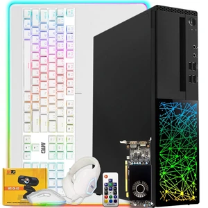 TechMagnet Galaxy Gaming PC, i5, 16GB RAM, 240GB SSD, RX 550 Graphics, 4 in 1 Gaming Kit, Webcam, USB WiFi BT, Win 11 TechMagnet Galaxy Gaming PC, i5, 16GB RAM, 240GB SSD, RX 550 Graphics, 4 in 1 Gaming Kit, Webcam, USB WiFi BT, Win 11