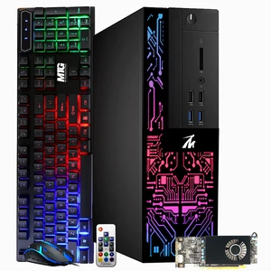 TechMagnet Siwa 6 Gaming PC, i3, 16GB RAM, 512GB SSD, RX 550 Graphics, RGB KBM, USB WiFi BT, Win 11 TechMagnet Siwa 6 Gaming PC, i3, 16GB RAM, 512GB SSD, RX 550 Graphics, RGB KBM, USB WiFi BT, Win 11